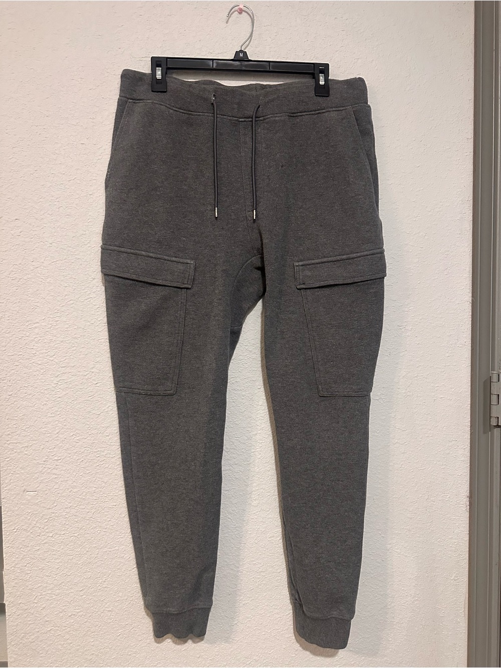 Original Use Women's Charcoal Gray Cargo Jogger Sweatpants